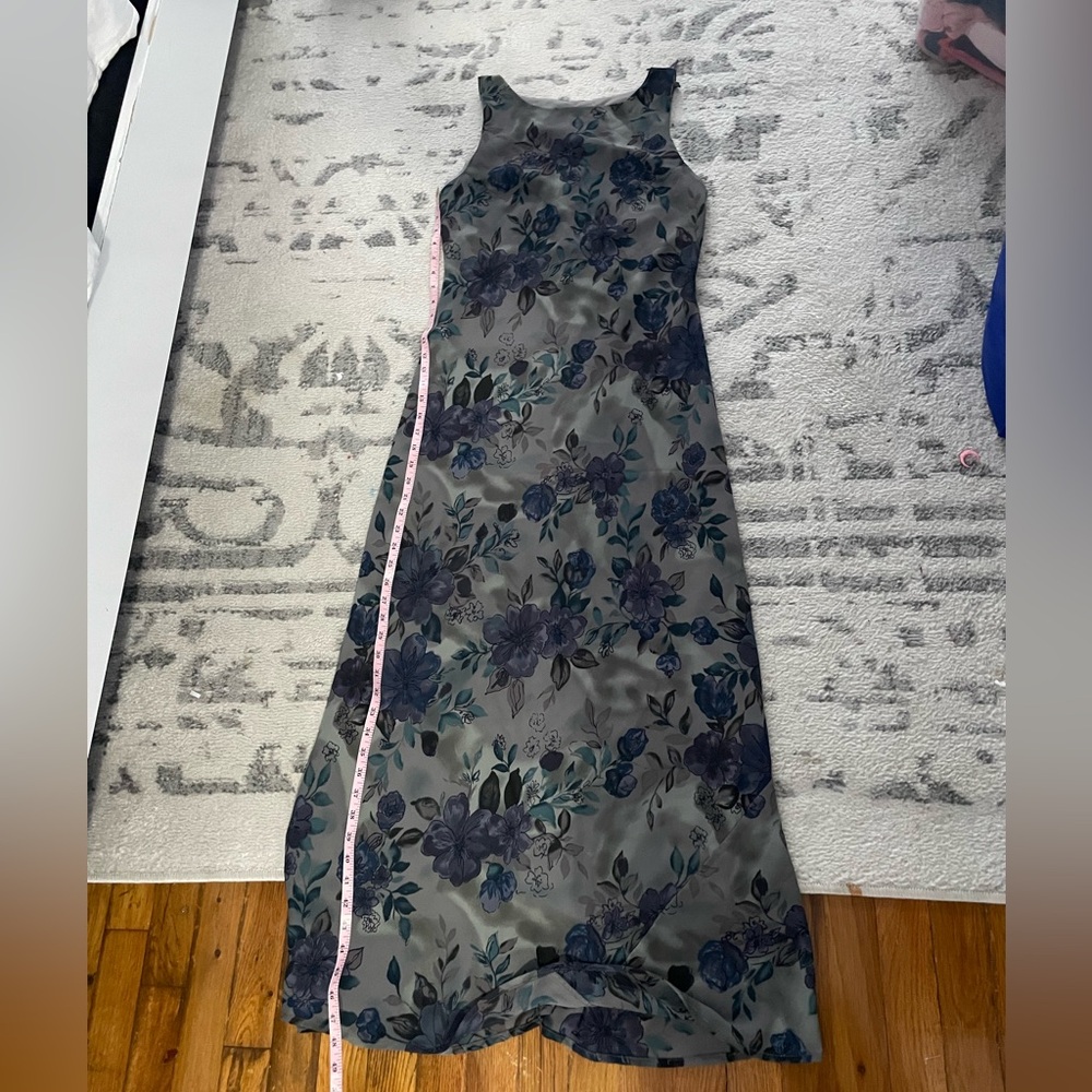 Vintage 90s All That Jazz Long Maxi Floral Dress - Picture 5 of 6